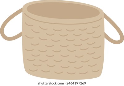 Laundry Basket Icon Vector Illustration