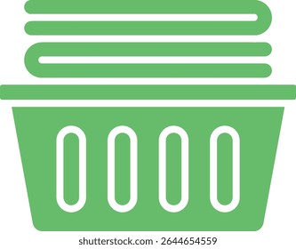 Laundry Basket vector icon. Can be used for printing, mobile and web applications.