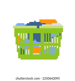 Laundry basket.Vector illustration that is easy to edit.