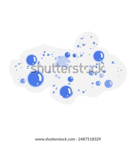 laundry bath soap foam cartoon. splash froth, mousse suds, detergent cosmetic laundry bath soap foam sign. isolated symbol vector illustration