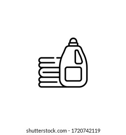 laundry black icon vector illustration