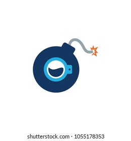 Laundry Bomb logo Icon Design