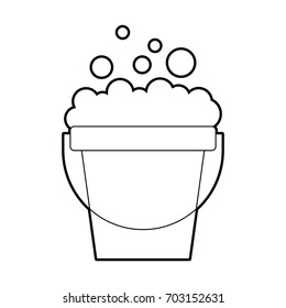 laundry bucket with foam