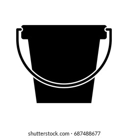laundry bucket isolated icon