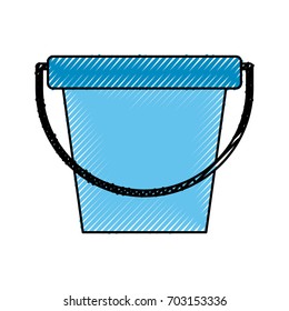 laundry bucket isolated icon