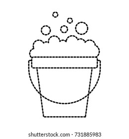 laundry bucket wash and soap foam cleaning