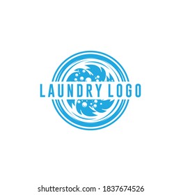 laundry business vector logo design