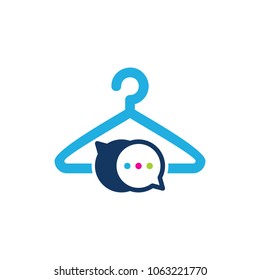 Laundry Chat Logo Icon Design