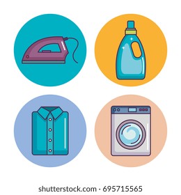laundry and cleaning domestic housekeeping set