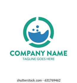 Laundry And Cleaning Service Logo