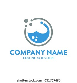 Laundry And Cleaning Service Logo