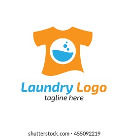 Laundry, Cleaning Service logo template