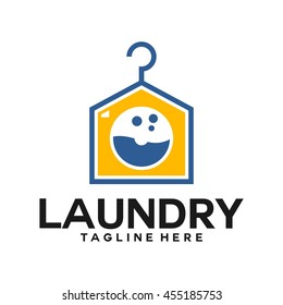 Laundry, Cleaning Service logo template