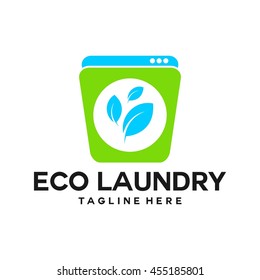 Laundry, Cleaning Service logo template