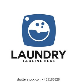 Laundry, Cleaning Service logo template