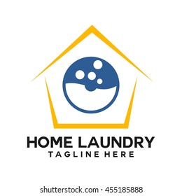 Laundry, Cleaning Service logo template