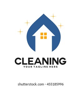 Laundry, Cleaning Service logo template