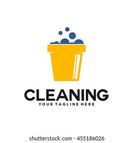 Laundry, Cleaning Service logo template