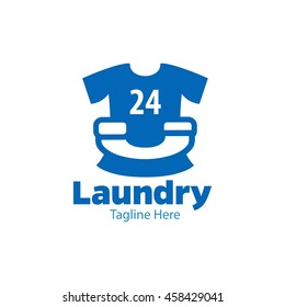 Laundry, Cleaning Service logo template
