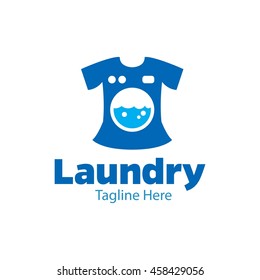 Laundry, Cleaning Service logo template
