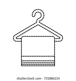 laundry cleaning towel hanging hygiene icon