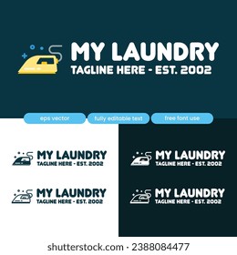 Laundry and Clothes Business Logo