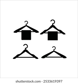 laundry clothes hanger, laundry icon, suitable for icons in laundry businesses, vector icon illustration