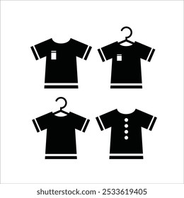 laundry clothes, laundry icon, suitable for icons in laundry businesses, vector icon illustration