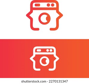 Laundry Code Design Logo Vector