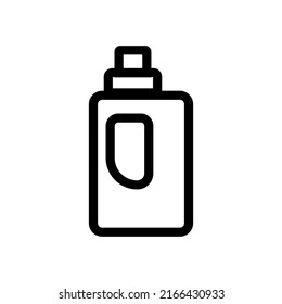 Laundry detergent bottle icon. Body soap and shampoo bottle. Vector.