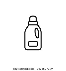 laundry detergent bottle icon isolated on white background