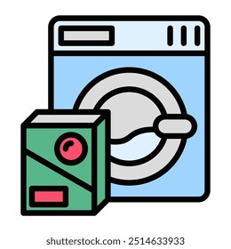 Laundry Detergent Icon Element For Design