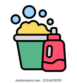 Laundry Detergent Icon Element For Design