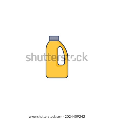 Laundry Detergent Icon Isolated On White Background