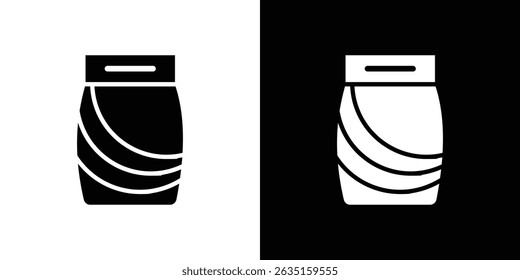 Laundry detergent pack icon concept, vector illustration
