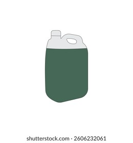 Laundry detergent vector illustration on white background. Cleaning product