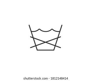 Laundry, do not wash, washing icon.