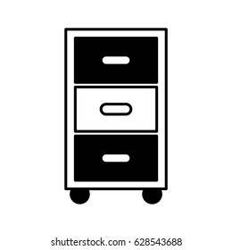 Laundry drawer isolated icon