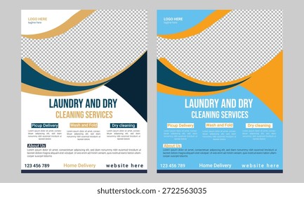 Laundry and Dry Cleaning Flyer Template