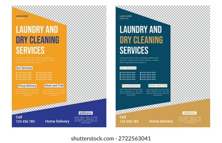 Laundry and Dry Cleaning Flyer Template