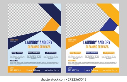 Laundry and Dry Cleaning Flyer Template