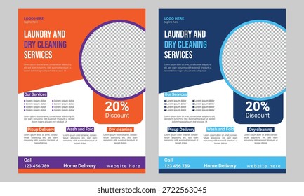 Laundry and Dry Cleaning Flyer Template