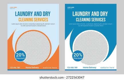Laundry and Dry Cleaning Flyer Template