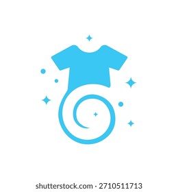 Servicio de lavandería y tintorería Logotipo Diseños