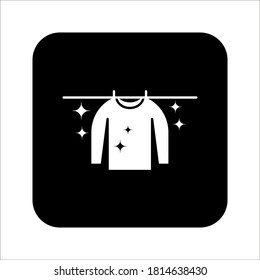 Laundry Dry Service icon on white background Laundry business concept