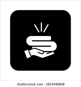 Laundry Dry Service icon on white background Laundry business concept