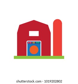 Laundry Farm Logo Icon Design