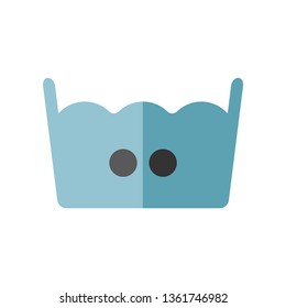 Laundry. Flat icon for dry cleaning. Signs and symbols of washing clothes.