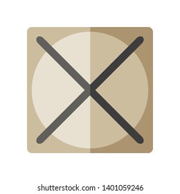 Laundry. Flat icon for dry cleaning. Signs and symbols of washing clothes. 