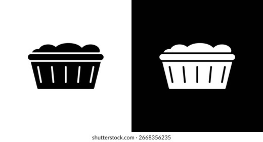 laundry hamper icon. graphic design vector symbols pack